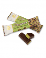 Марципан с фисташкой в темном шоколаде ПУРПУР, 45 г Цена за упаковку - 12 шт